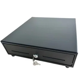 Premier Cajón Portamonedas 330 HQ-B Automático Manual Negro 4 Compartimentos Billetes 8 Gavetas Monedas RJ12 24V